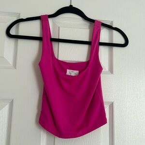Pink crop top